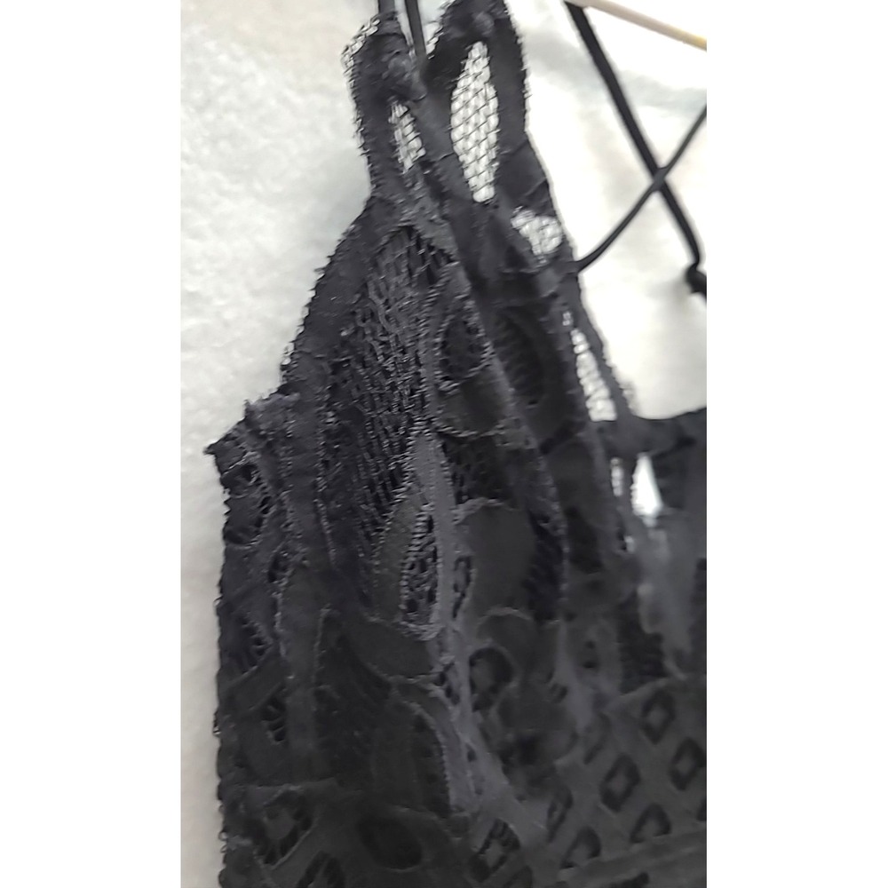 Zenana Lacy Babydoll Camisole adjustable strap Goth Whimsigoth Fairy Y2K Sz M - Picture 2 of 10